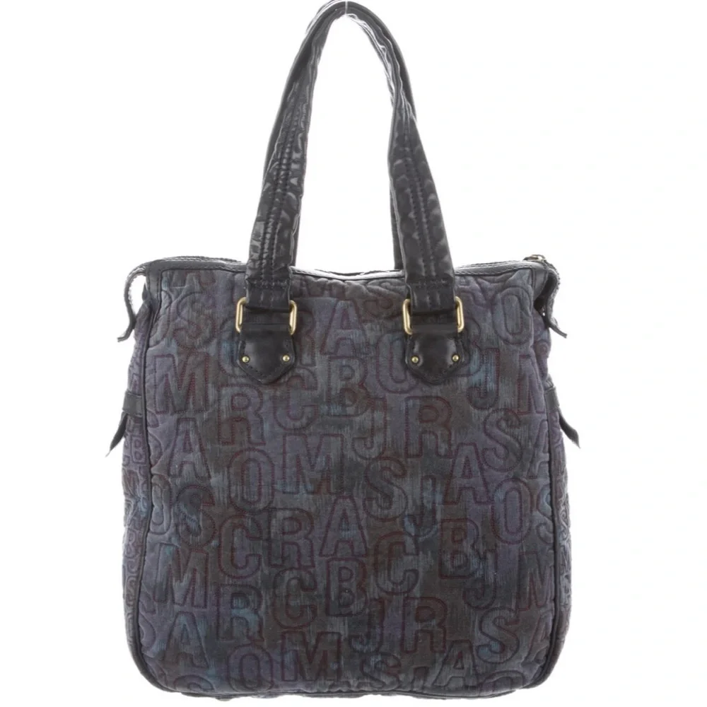 MARC BY MARC JACOBS Logo Quilted Canvas Tote - Picture 2 of 16